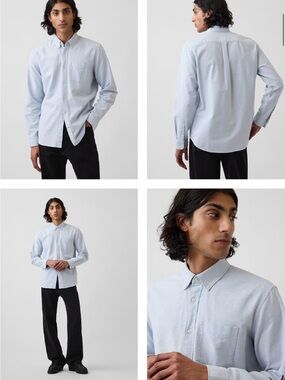 ***GAP** Light Blue Oxford Button-Down Shirt